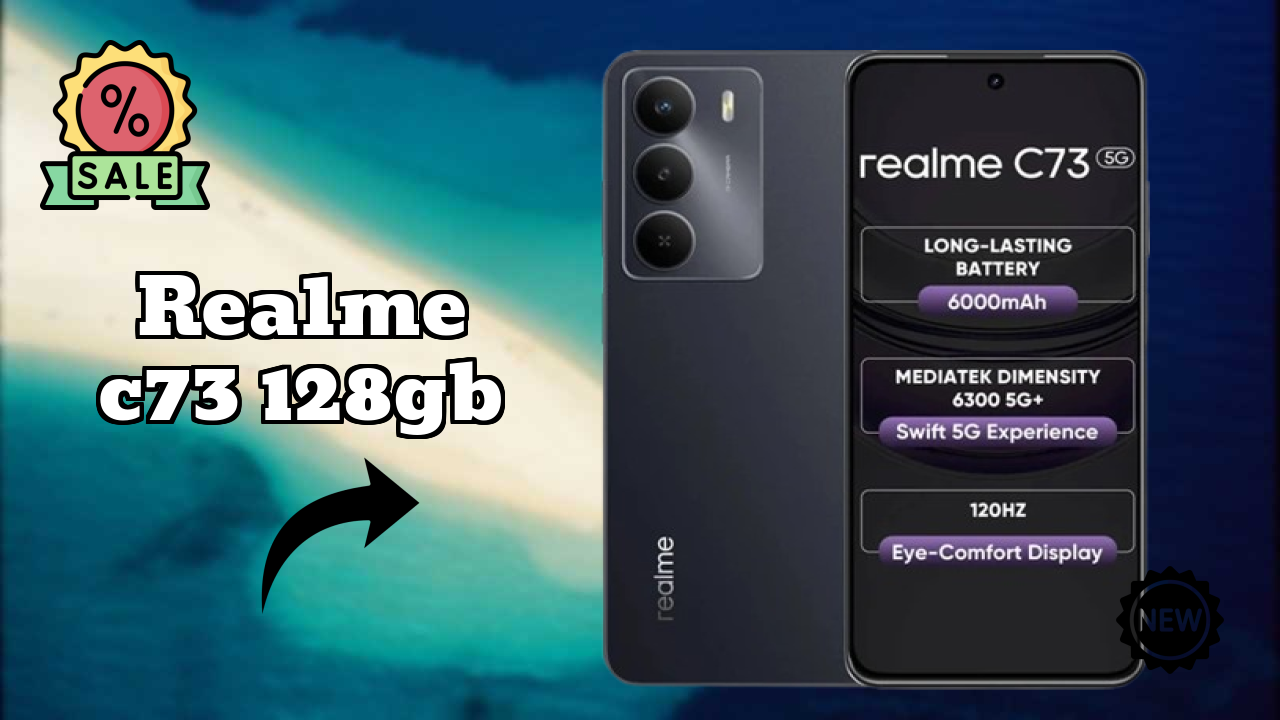 Realme C73 128GB Display Size: 6.67 Inches (16.94 Cm) Screen Test