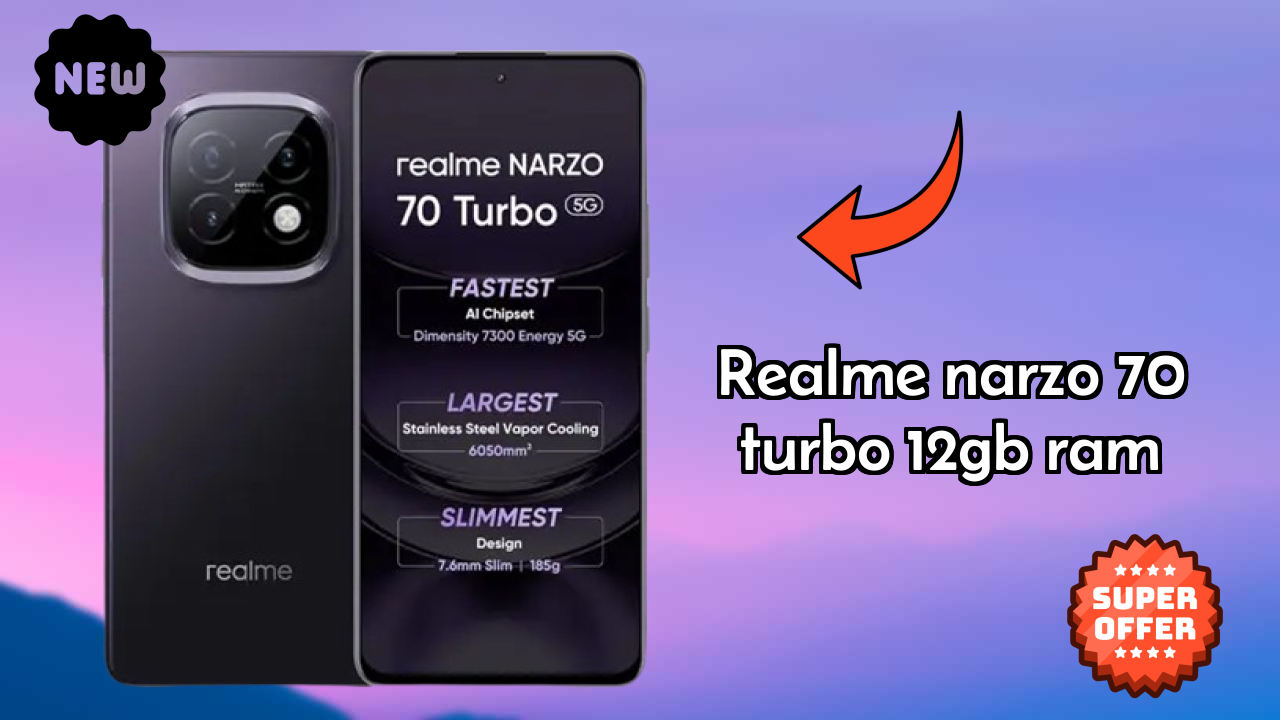 Realme Narzo 70 Turbo 12GB RAM Display Quality: OLED Review