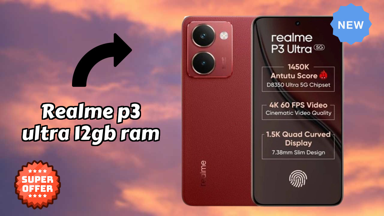 Realme P3 Ultra 12GB RAM Gaming Benchmarks: MediaTek Dimensity 8350 Ultra Tested