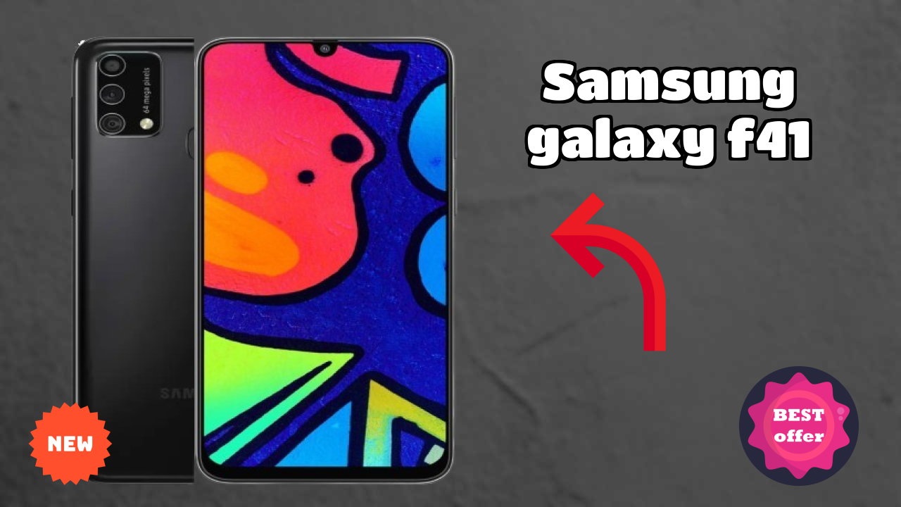 Samsung Galaxy F41 Display Size: 6.4 Inches (16.26 Cm) Screen Quality