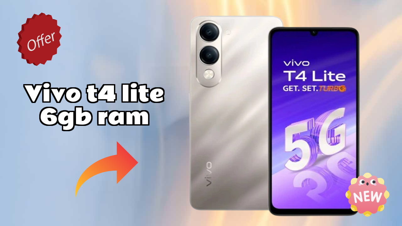 Vivo T4 Lite 6GB RAM Display Size: 6.74 Inches (17.12 Cm) Screen Review